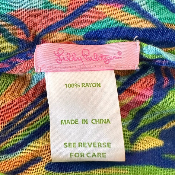 Lilly Pulitzer Riley Hot Spot infinity scarf - Picture 2 of 4